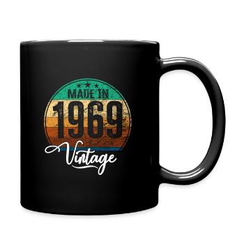 Millésime Fabriqué en 1969 Année de naissance 1969 Anniversaire - Mug uni - noir - Droite