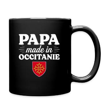 Papa Made In Occitanie - Homme Papa Occitan - Mug uni - noir - Droite