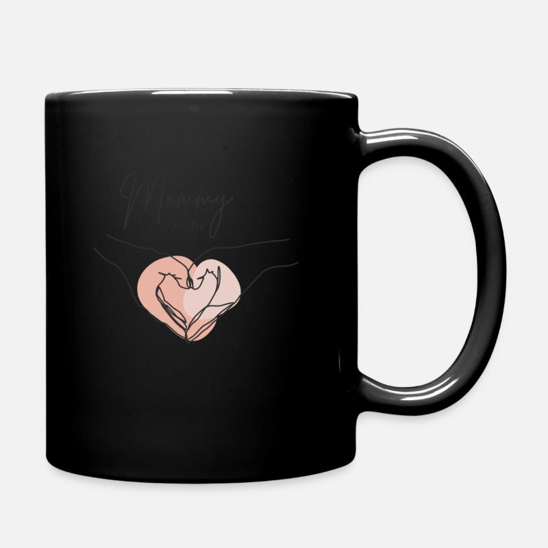 Mommy to be - Tasse einfarbig - Schwarz