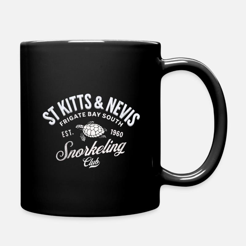 St Kitts et Nevis snorkeling club - Mug uni - noir