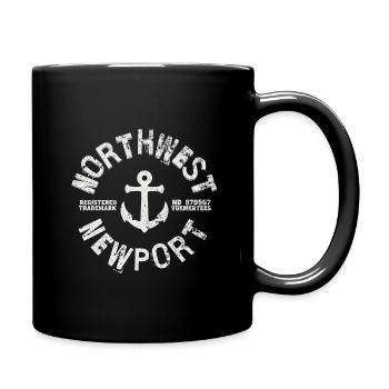 Northwest Newport trademark - Full Colour Mug - black - Right