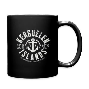 Kerguelen islands - Full Colour Mug - black - Right