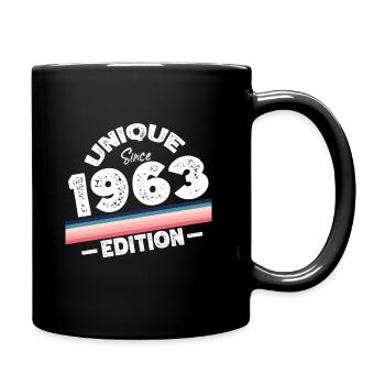 Unique depuis 1963 Edition Anniversaire Millésime 1963 - Mug uni - noir - Droite