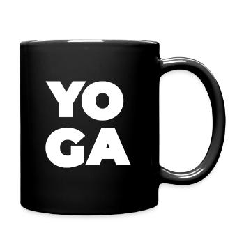 Yoga Yogi Mantra Namaste Spirituel - Mug uni - noir - Droite