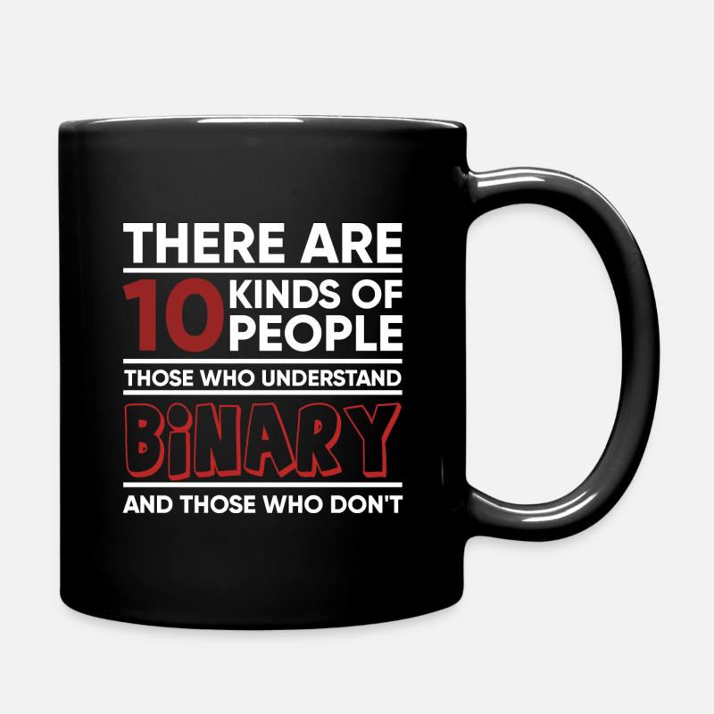 There are 10 kinds of people Binary - Mug uni - noir