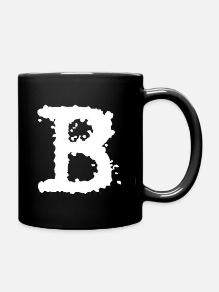 B - Tasse einfarbig - Schwarz