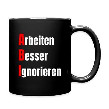 Passer l’Abitur et fêter l’obtention du diplôme - Mug uni - noir - Droite