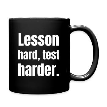 Lehrer in der Schule - Tasse einfarbig - Schwarz - Rechts