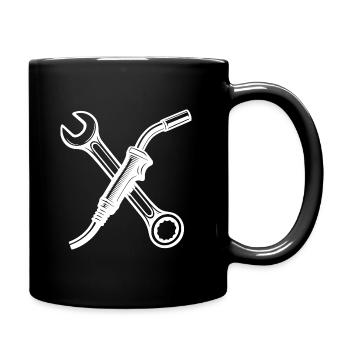 20250604_Gabelring_Brenner_White - Mug uni - noir - Droite