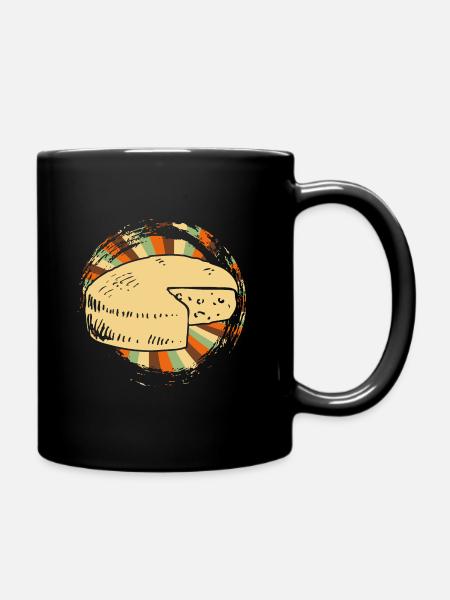 Käse - Tasse einfarbig - Schwarz