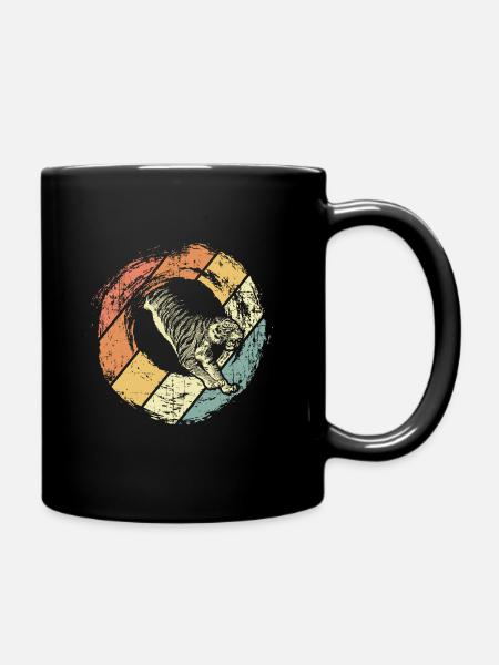Tiger - Tasse einfarbig - Schwarz