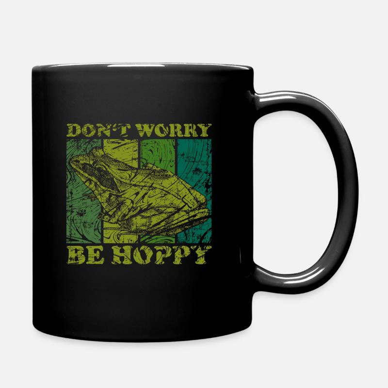 Frosch - Tasse einfarbig - Schwarz