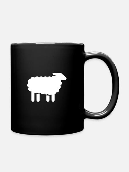 mouton - Mug uni - noir
