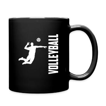 Volleyball volleyball sport - Full Colour Mug - black - Right
