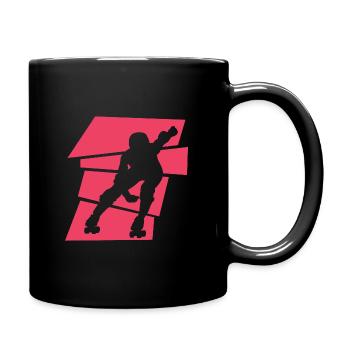 Roller Derby - Mug uni - noir - Droite