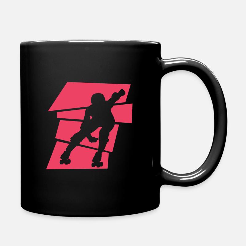 Roller Derby - Tasse einfarbig - Schwarz