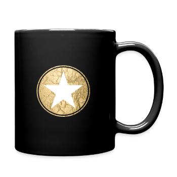 cool t-shirt star walk of fame gift idea - Full Colour Mug - black - Right