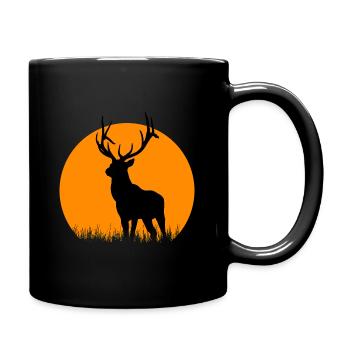 deer - Full Colour Mug - black - Right