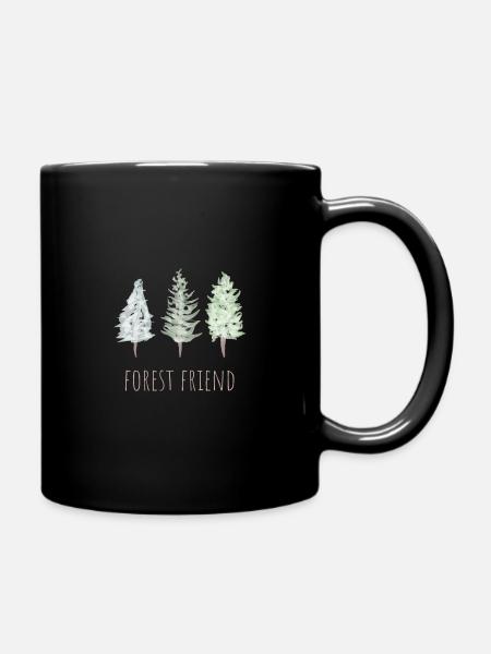 Forest friend - Full Colour Mug - black