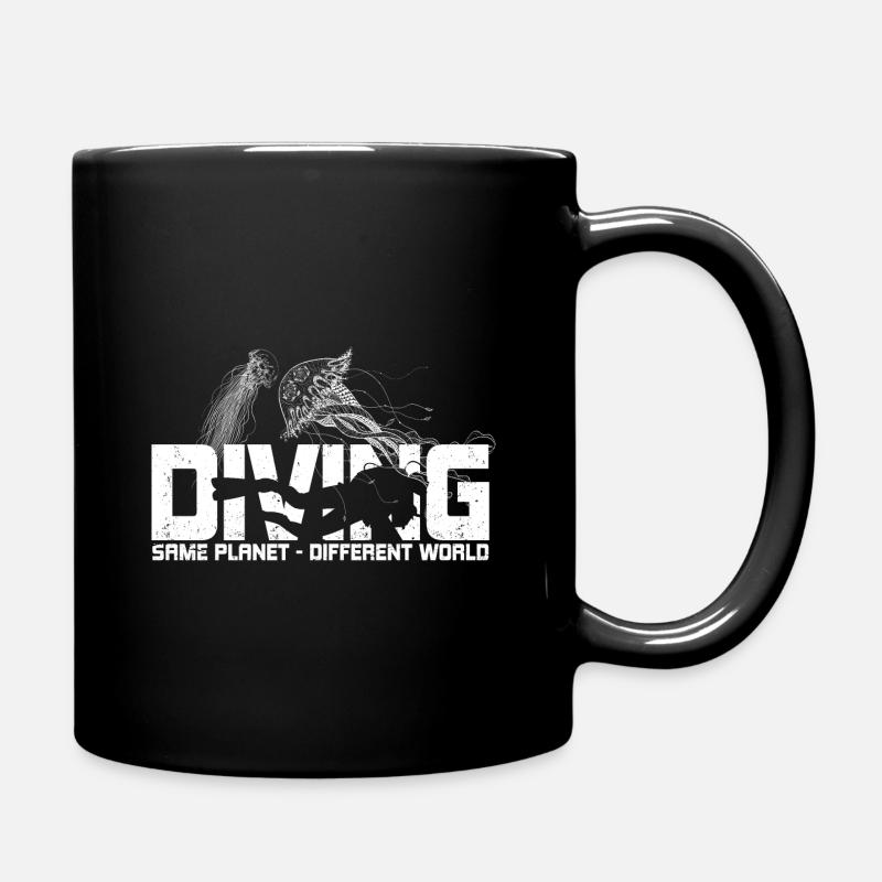 Gerätetauchen - Tasse einfarbig - Schwarz