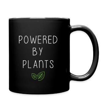 Powered by Plants Vegan Végétarien Fitness Sport - Mug uni - noir - Droite