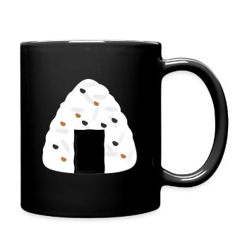 Onigiri - Japan - Tasse einfarbig - Schwarz - Rechts