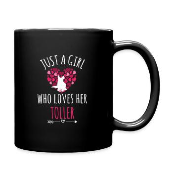 Nova Scotia Duck Tolling Retriever Toller Dog - Mug uni - noir - Droite