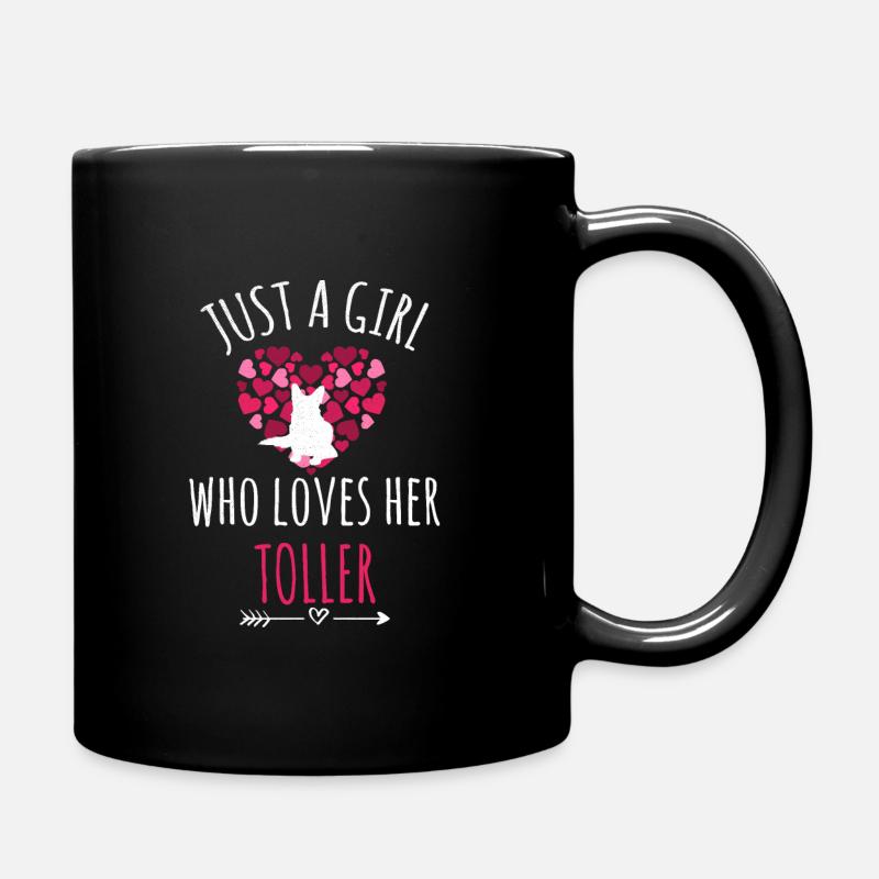Nova Scotia Duck Tolling Retriever Tollerhund - Tasse einfarbig - Schwarz