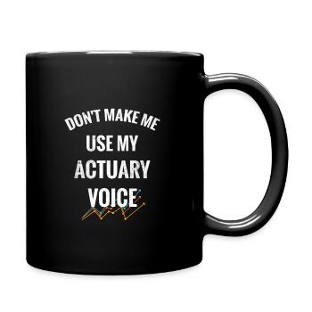 Actuaire | Expert actuariel - Mug uni - noir - Droite