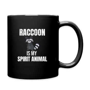 Cadeau de raton laveur amoureux du raton laveur - Mug uni - noir - Droite