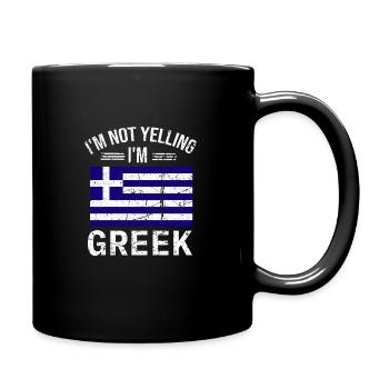 Gifts For Greeks Hellas Greece Greek - Full Colour Mug - black - Right