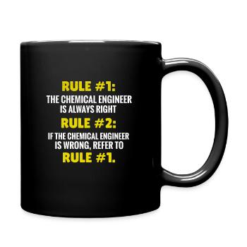 Ingénieur chimique Chemical Engineer Idée cadeau - Mug uni - noir - Droite