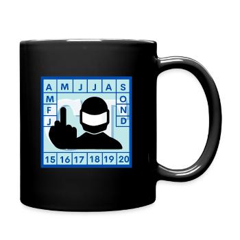contrôle technique moto - Mug uni - noir - Droite
