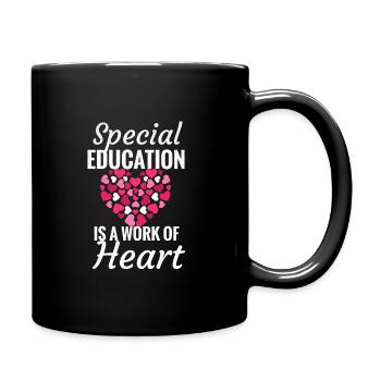 Special school teacher Special education special education - Full Colour Mug - black - Right