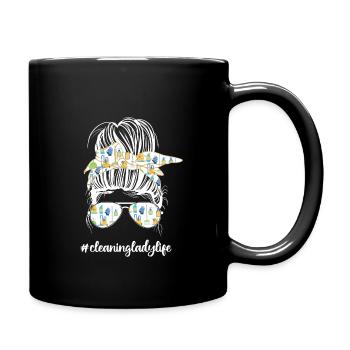 Femme de ménage Ménage - Mug uni - noir - Droite