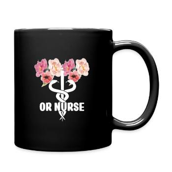 Surgical nurse Surgical nurse nurse - Full Colour Mug - black - Right