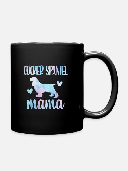 Cocker Spaniel Mama Cocker propriétaire de chien - Mug uni - noir
