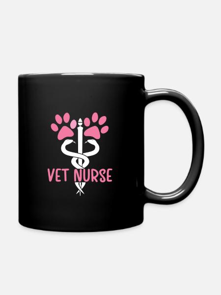 Veterinary Nurse Vétérinaire Assistant vétérinaire - Mug uni - noir