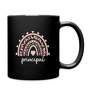Schulleiter Schuldirektor Rektor Leiter Der Schule - Tasse einfarbig - Schwarz - Rechts