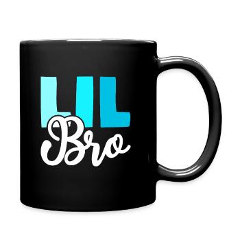 LIL BRO Brother Siblings - Full Colour Mug - black - Right
