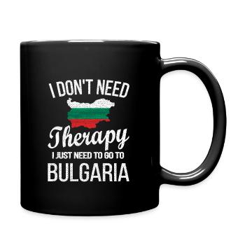 Bulgare Bulgarien Herkunft Bulgarische Flagge - Tasse einfarbig - Schwarz - Rechts