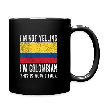 Colombia Colombia Colombian flag - Full Colour Mug - black - Right