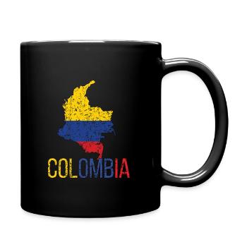 Colombia Colombia Colombian flag - Full Colour Mug - black - Right
