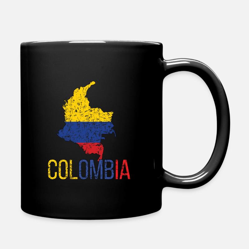 Colombie Colombie Drapeau colombien - Mug uni - noir