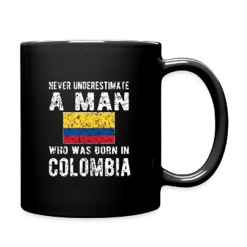 Colombia Colombia Colombian flag - Full Colour Mug - black - Right