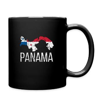 Panama Panama Origine Drapeau panaméen - Mug uni - noir - Droite