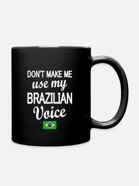 Brazilian Brazil Brazilian Roots - Full Colour Mug - black