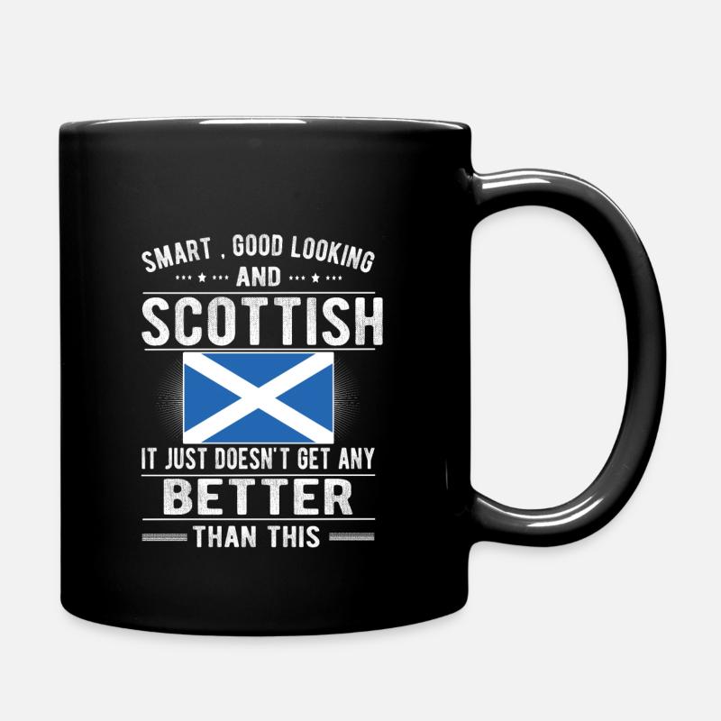 Proud Scotsman Scotland Scottish origin - Full Colour Mug - black