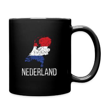 Niederländer Niederlande Niederländische Wurzeln - Tasse einfarbig - Schwarz - Rechts