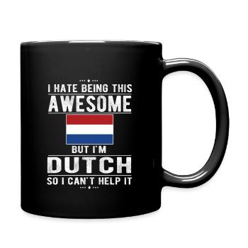 Niederländer Niederlande Niederländische Herkunft - Tasse einfarbig - Schwarz - Rechts